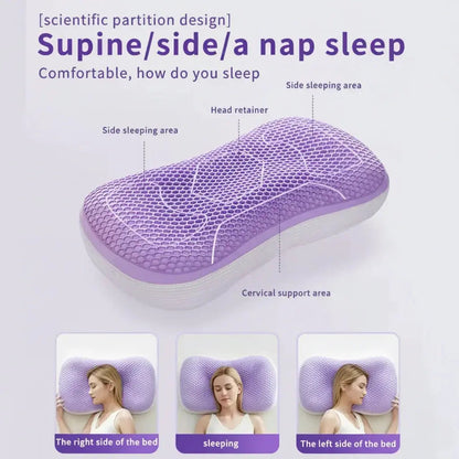 Cat-Shaped Plush Support Pillow