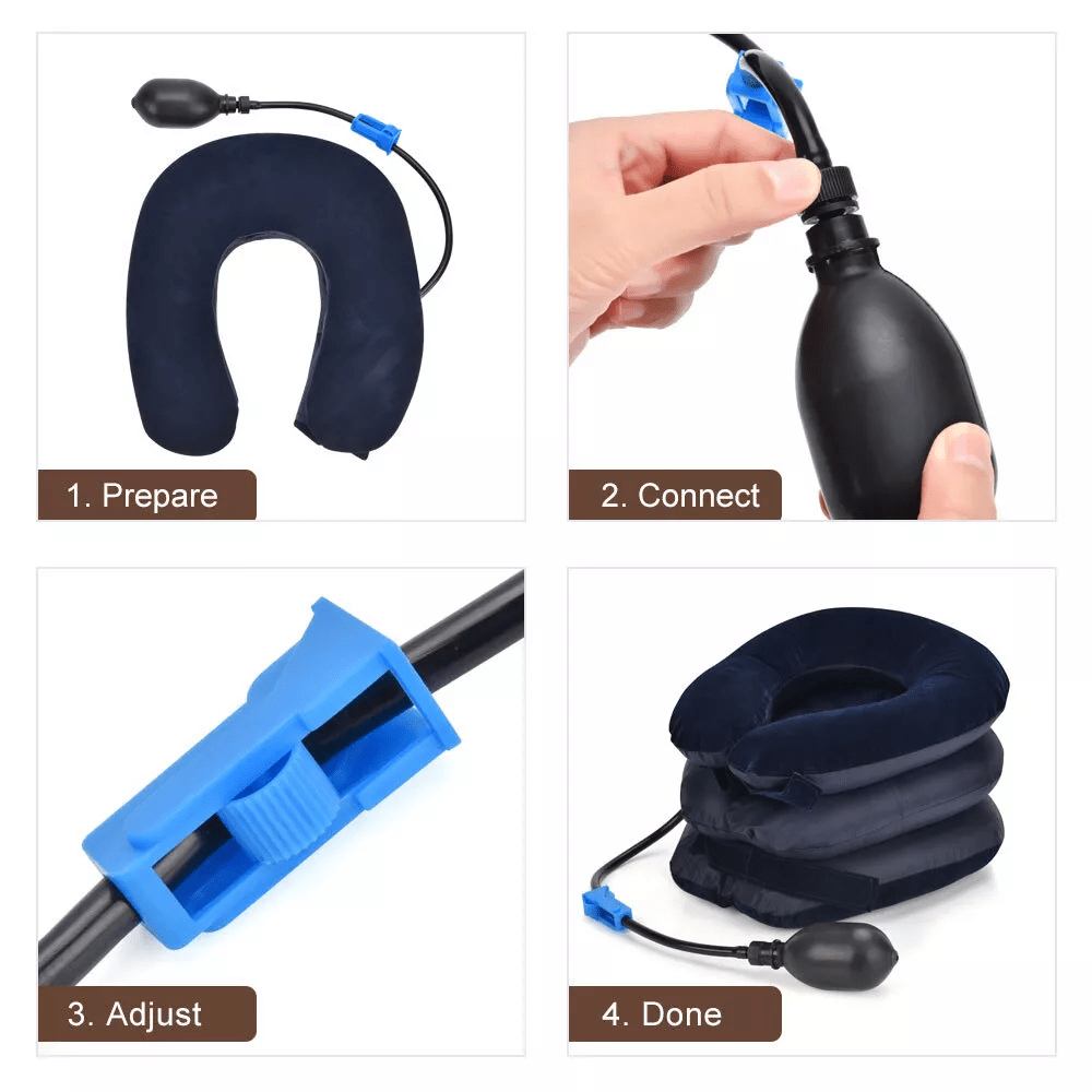 Inflatable Neck Support Brace for Pain Relief