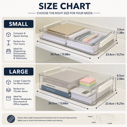 Acrylic Paper Organiser – 3 Pieces