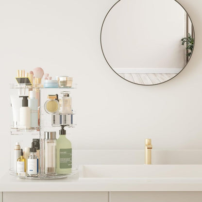 360° Rotating Makeup Organiser with Adjustable Shelves product image 4