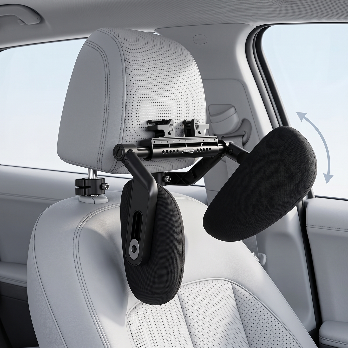 Adjustable Memory Foam Car Headrest Pillow – 360° Support