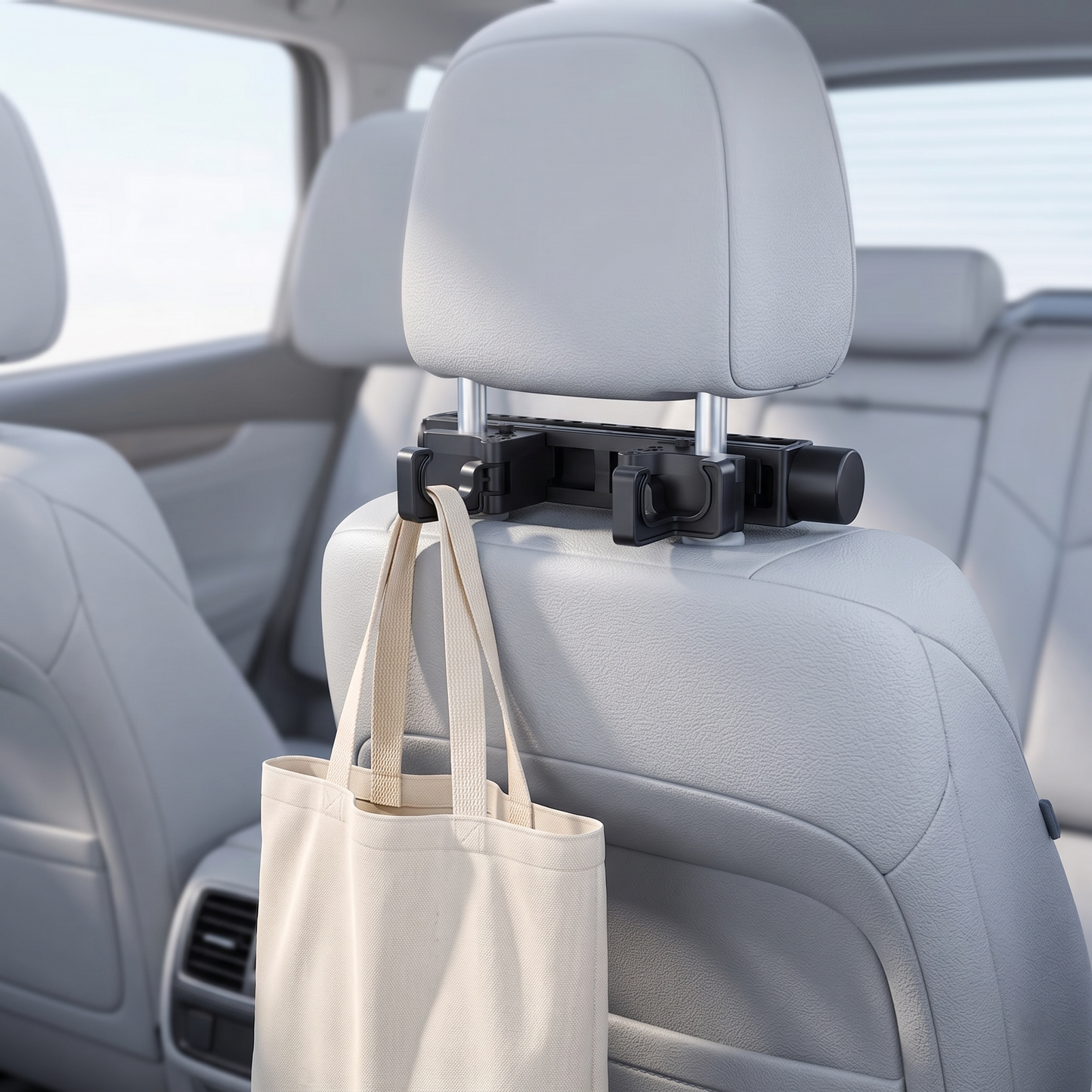 Adjustable Memory Foam Car Headrest Pillow – 360° Support