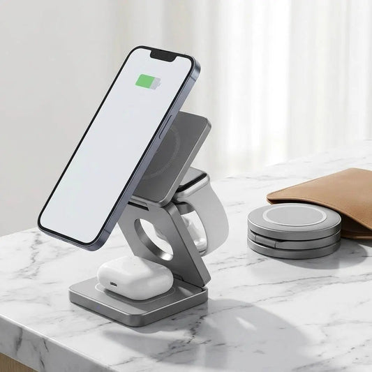 Foldable 3-in-1 Wireless Charging Stand 1