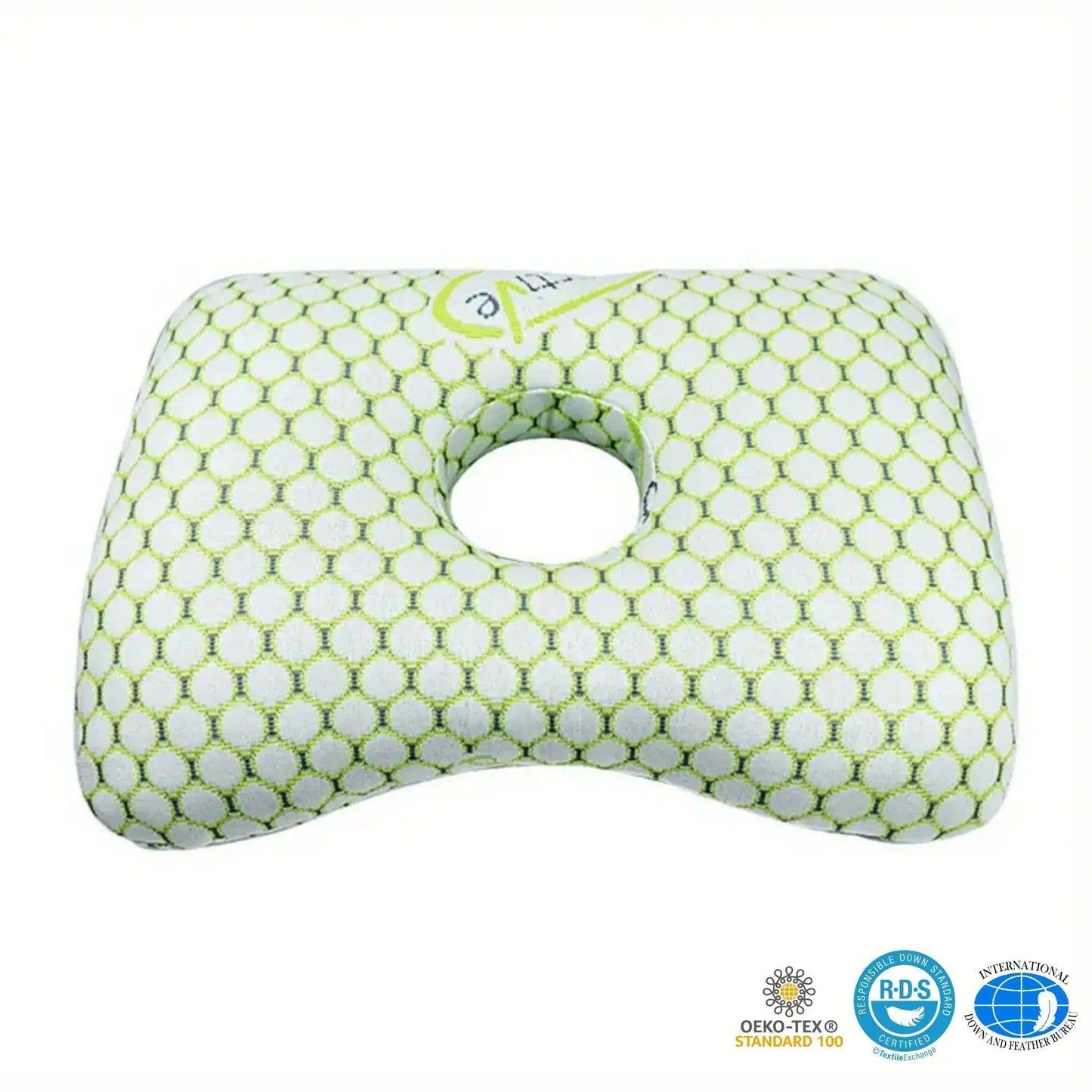 Ear Piercing Pillow – Centre-Hole Side Sleeping Cushion