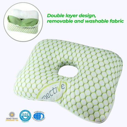 Ear Piercing Pillow – Centre-Hole Side Sleeping Cushion