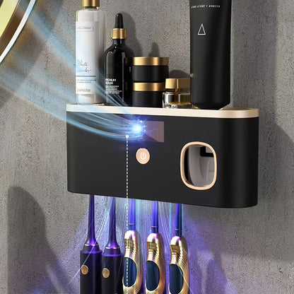 Smart Toothbrush Holder with UV Sterilization & Dryer