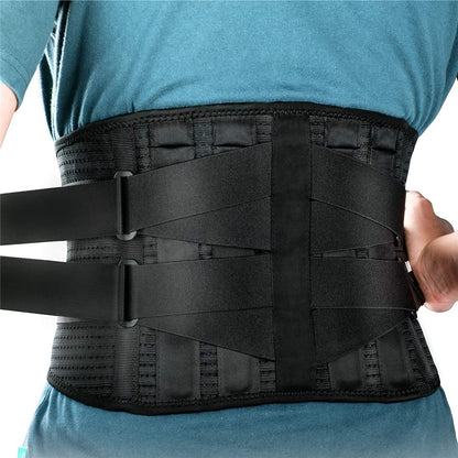 Adjustable Sports Lumbar Back Brace - Support & Pain Relief