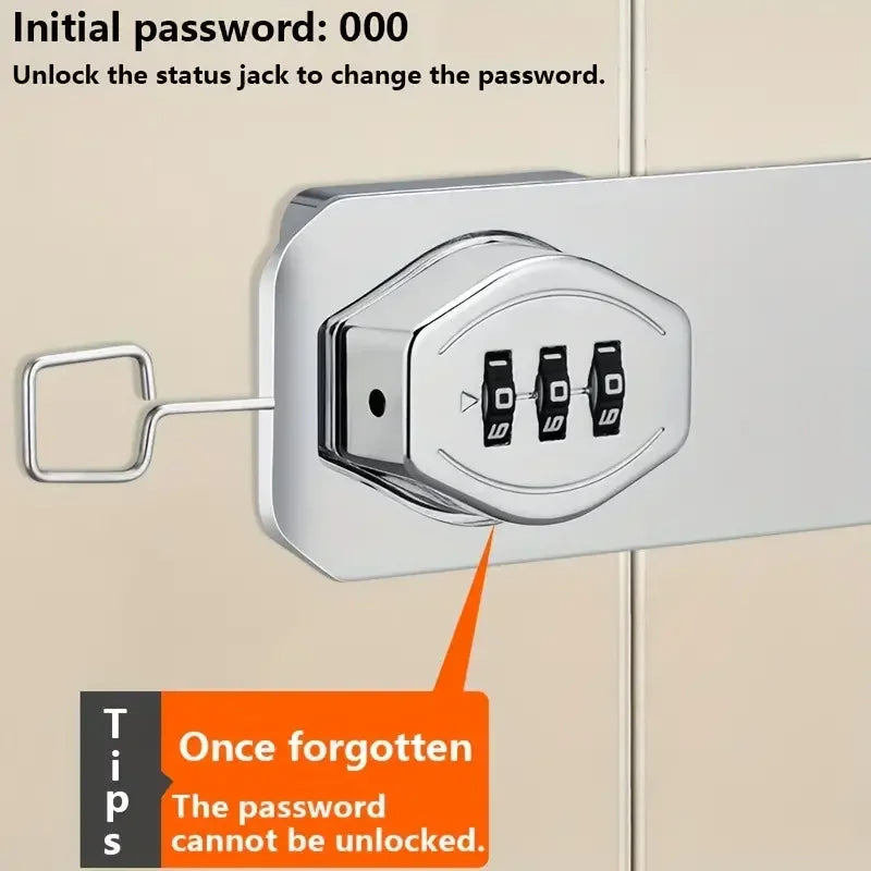 Cabinet Lock with 3-Digit Combination