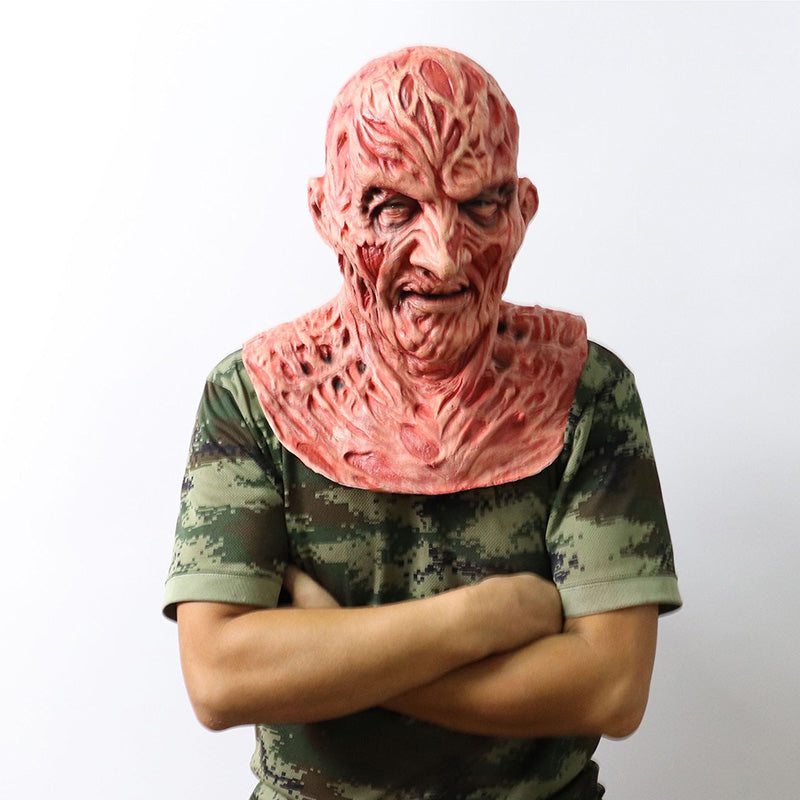 Freddy Krueger Halloween Mask Scary Cosplay
