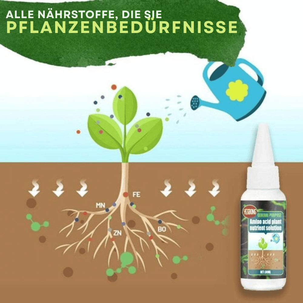 Liquid plant fertilizer 30 ml for flowers and growth