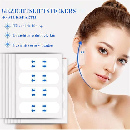 Invisible Face Lift Tape – Instant Skin Tightening