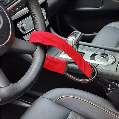 Universal Steering Wheel Lock with Seat Belt Security