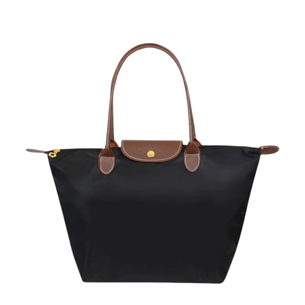 Leather Handle Tote Bag – Waterproof Lining, Stylish & Durable