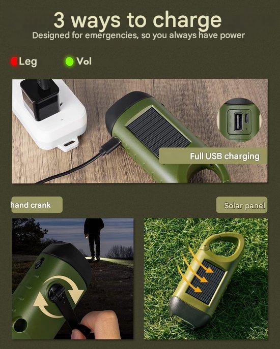 15-in-1 Emergency Survival Kit with Tools, Lights and Power Bank
