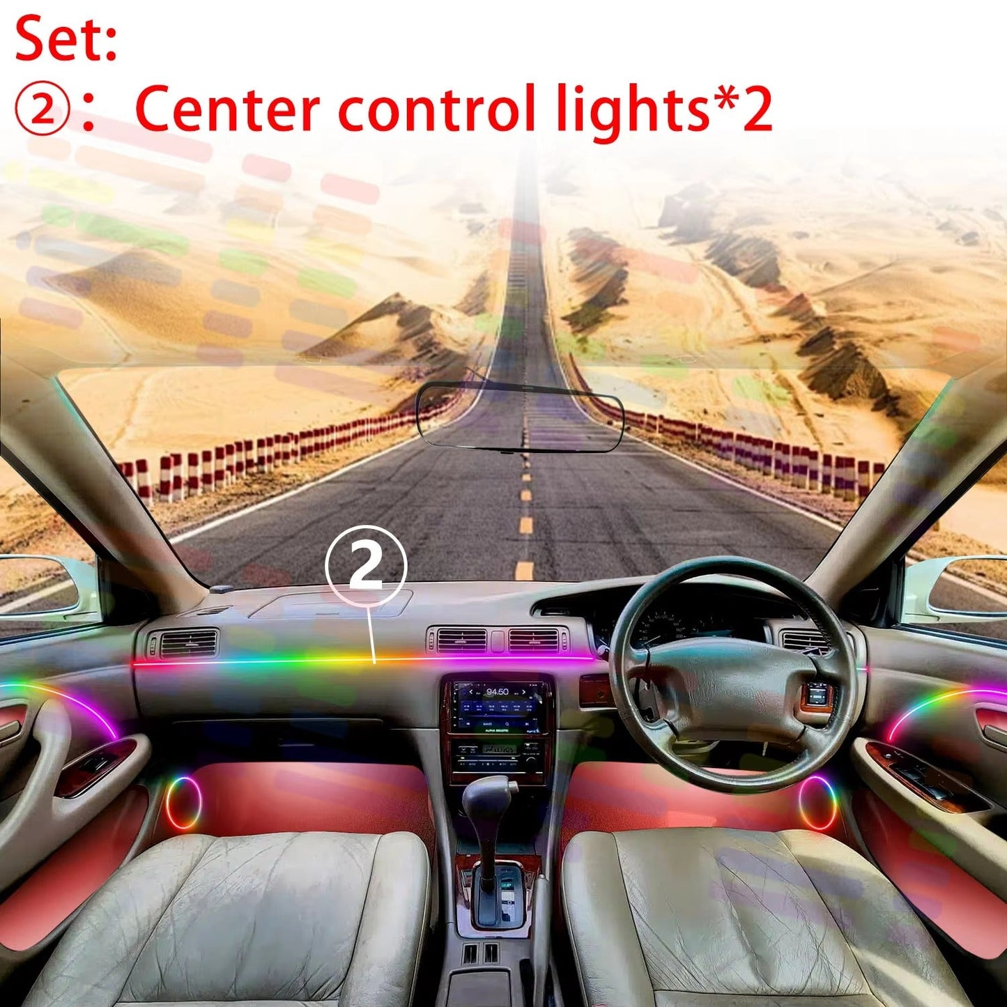 Car Interior LED Strip Lights – Ambient Cabin Lighting
