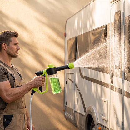 2-in-1 Car Wash Foam Cannon – Garden Hose Spray Gun Kit – image 4