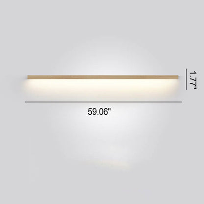 Japanese LED Wall Light Solid Wood Accent Lamp