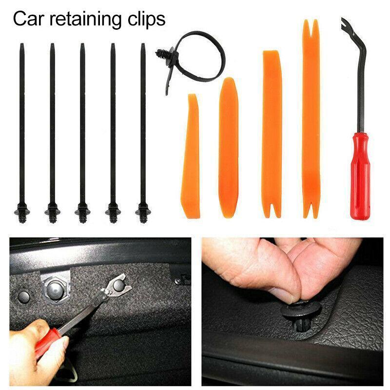 Car Trim Fastener Clip Set – Nylon Rivet & Removal Tool Kit – image 4