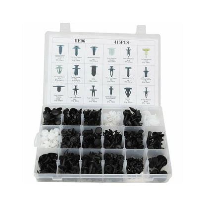 Car Trim Fastener Clip Set – Nylon Rivet & Removal Tool Kit – image 9