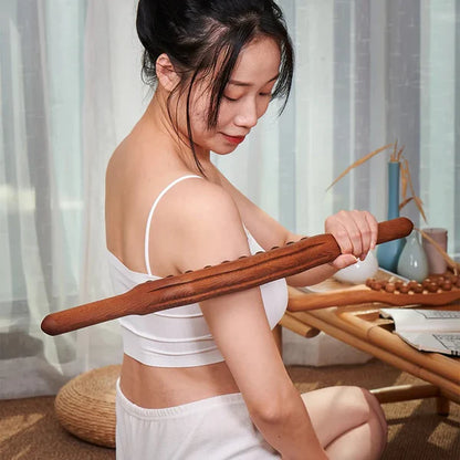 Wooden Cellulite Massage Roller – Natural Body Relief