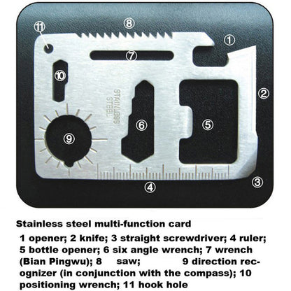 Portable SOS Survival Kit – Emergency Tool Box for Outdoors