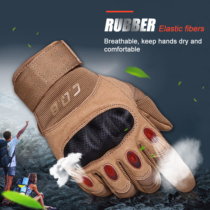Military Tactical Gloves – Half Finger, Knuckle Protection