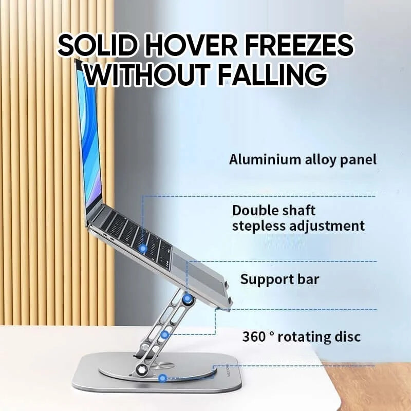 360° Rotating Aluminum Laptop Stand