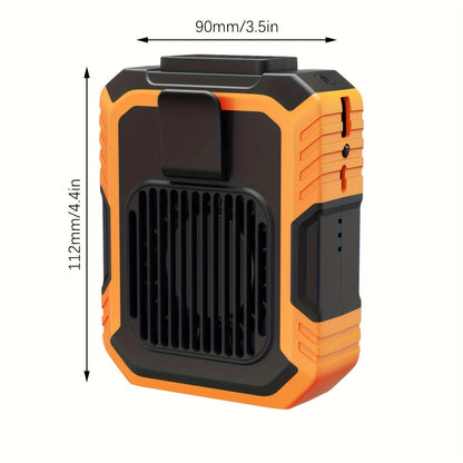 Portable Waist Fan for Hands-Free Cooling on Hot Days