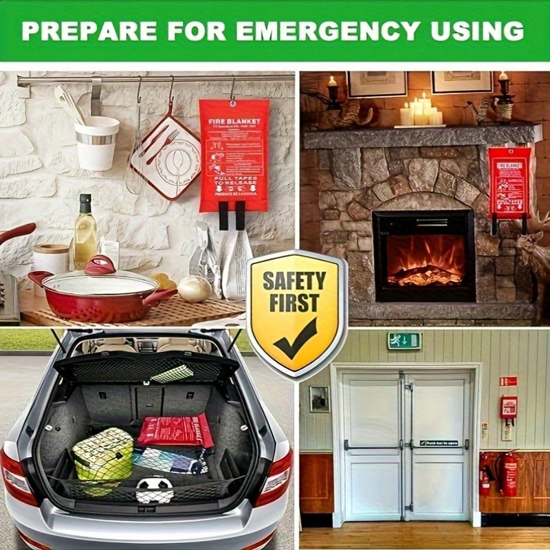 Fireproof Blanket – Reusable Emergency Fire Safety