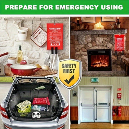 Fireproof Blanket – Reusable Emergency Fire Safety