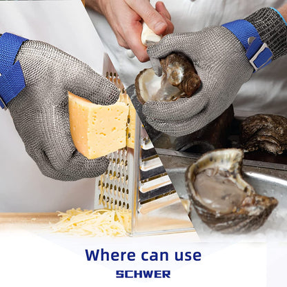 Cut Resistant Metal Glove – Stainless Steel Safety