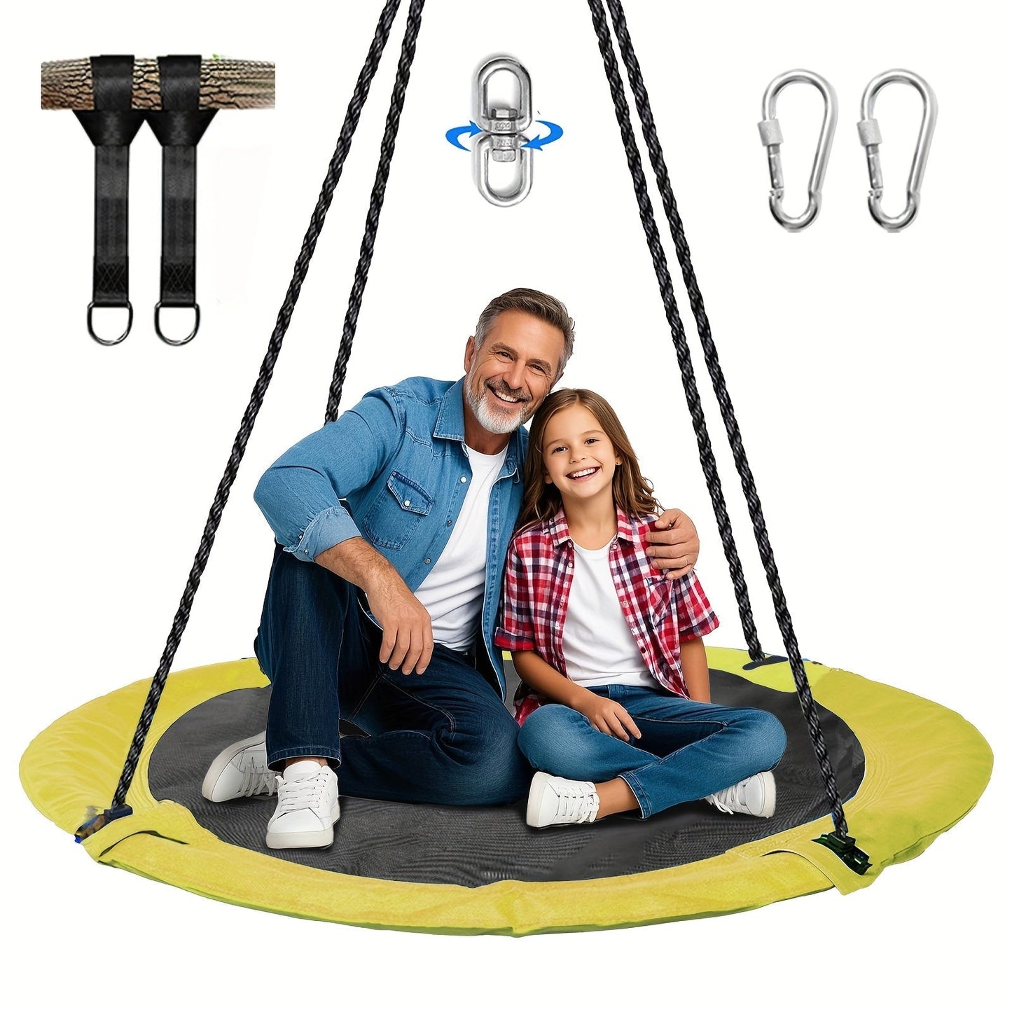 Large Tree Swing - Waterproof Outdoor Hammock Seat