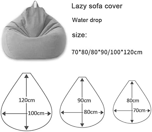 Large Bean Bag Cover – 80 × 90 cm / 100 × 120 cm, Filling Not Included