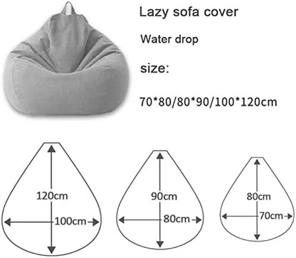 Large Bean Bag Cover – 80 × 90 cm / 100 × 120 cm, Filling Not Included
