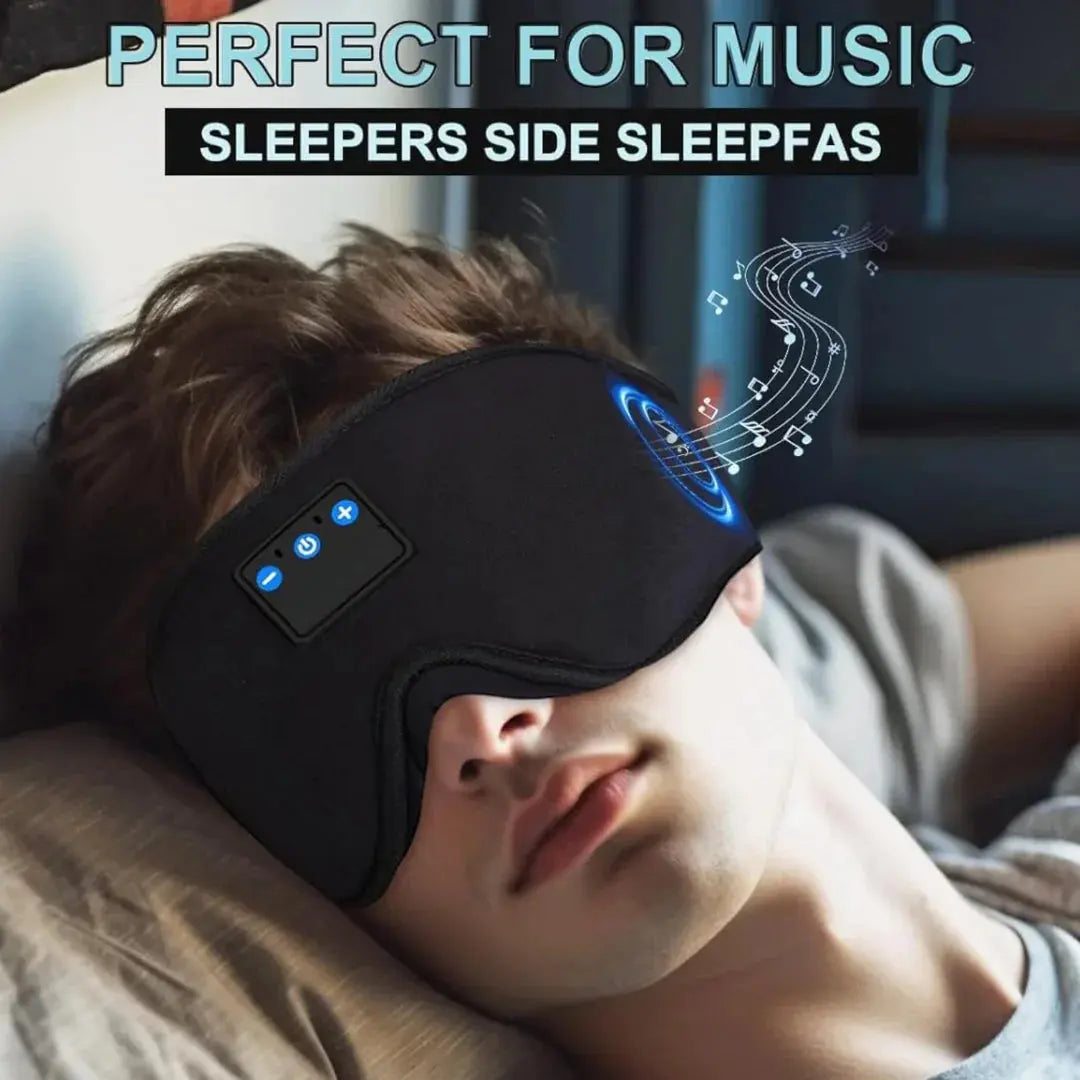 Bluetooth Sleep Mask with Wireless Headphones