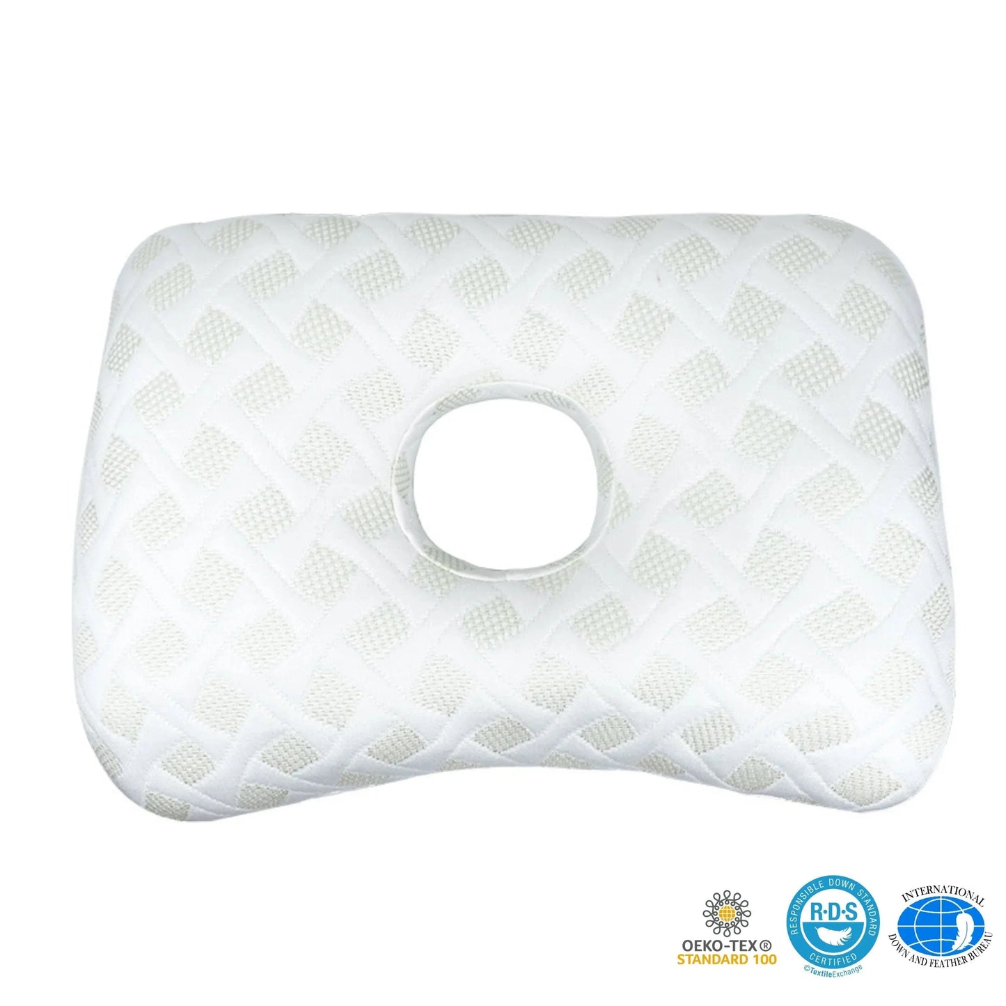 Ear Piercing Pillow – Centre-Hole Side Sleeping Cushion