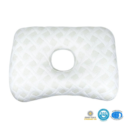 Ear Piercing Pillow – Centre-Hole Side Sleeping Cushion