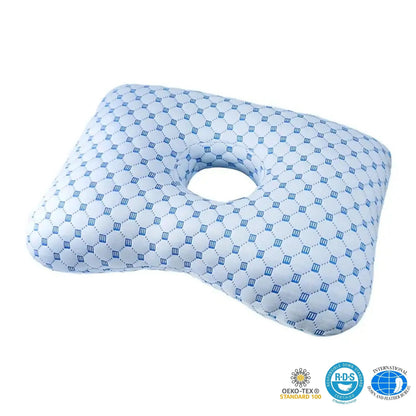 Ear Piercing Pillow – Centre-Hole Side Sleeping Cushion