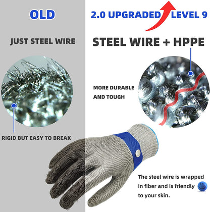 Cut Resistant Metal Glove – Stainless Steel Safety