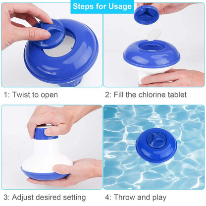 Adjustable Floating Pool Chlorine Dispenser