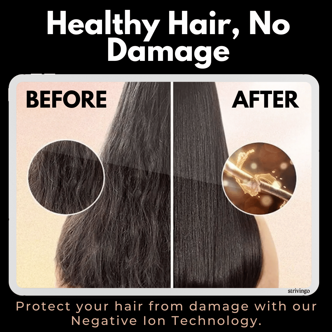 3-in-1 Rotating Hair Dryer Brush – Curling Styler