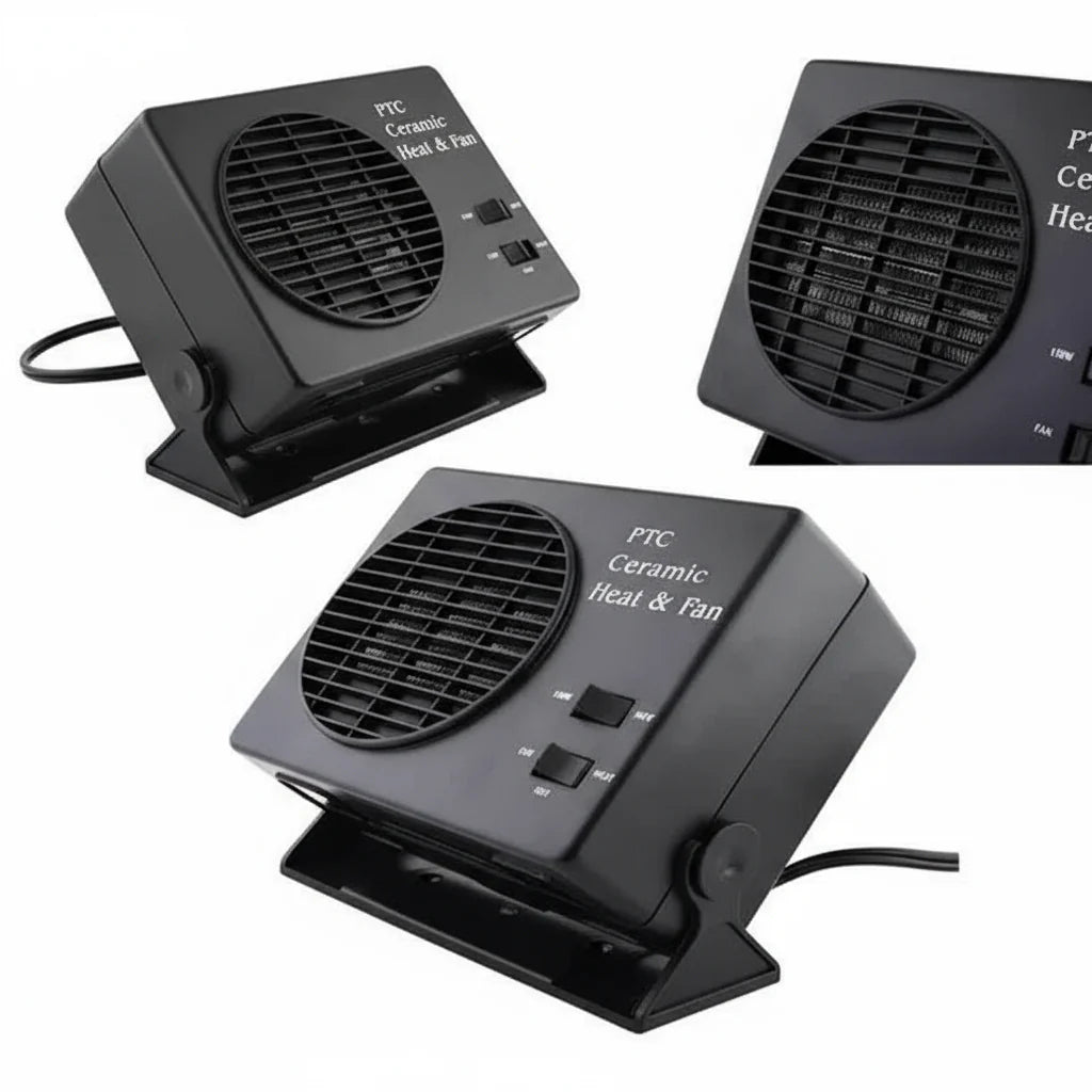 12V Ceramic Car Heater Fan – Portable Defroster