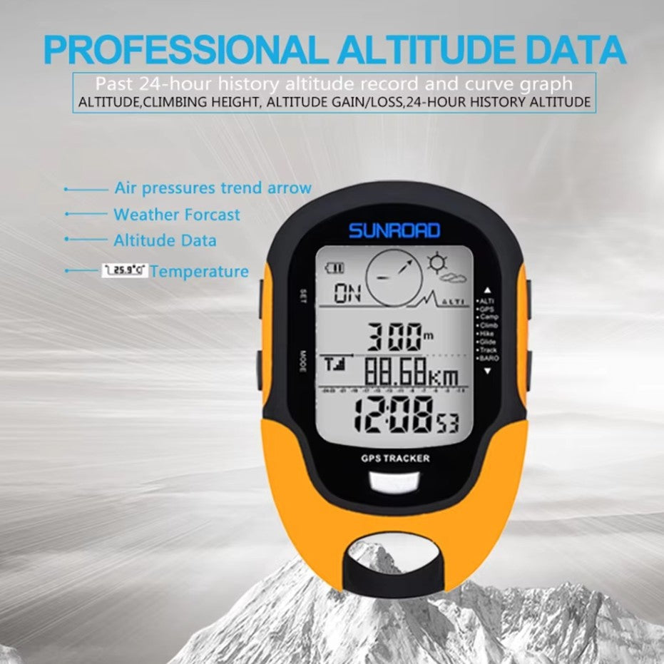 Digital GPS Altimeter Barometer Compass – 4-in-1 Tool