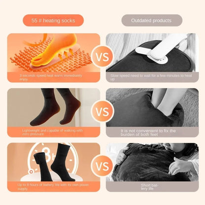 Thermal Heated Socks – Rechargeable Electric Warm Socks