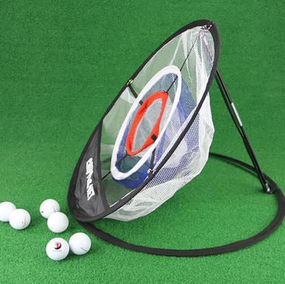 Pop Up Golf Chipping Net - Portable, Foldable, Indoor/Outdoor Practice Aid