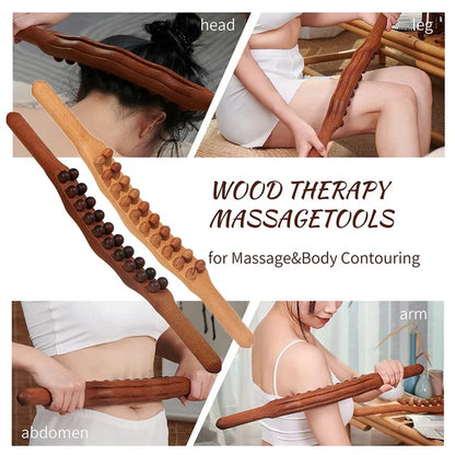 Wooden Cellulite Massage Roller – Natural Body Relief