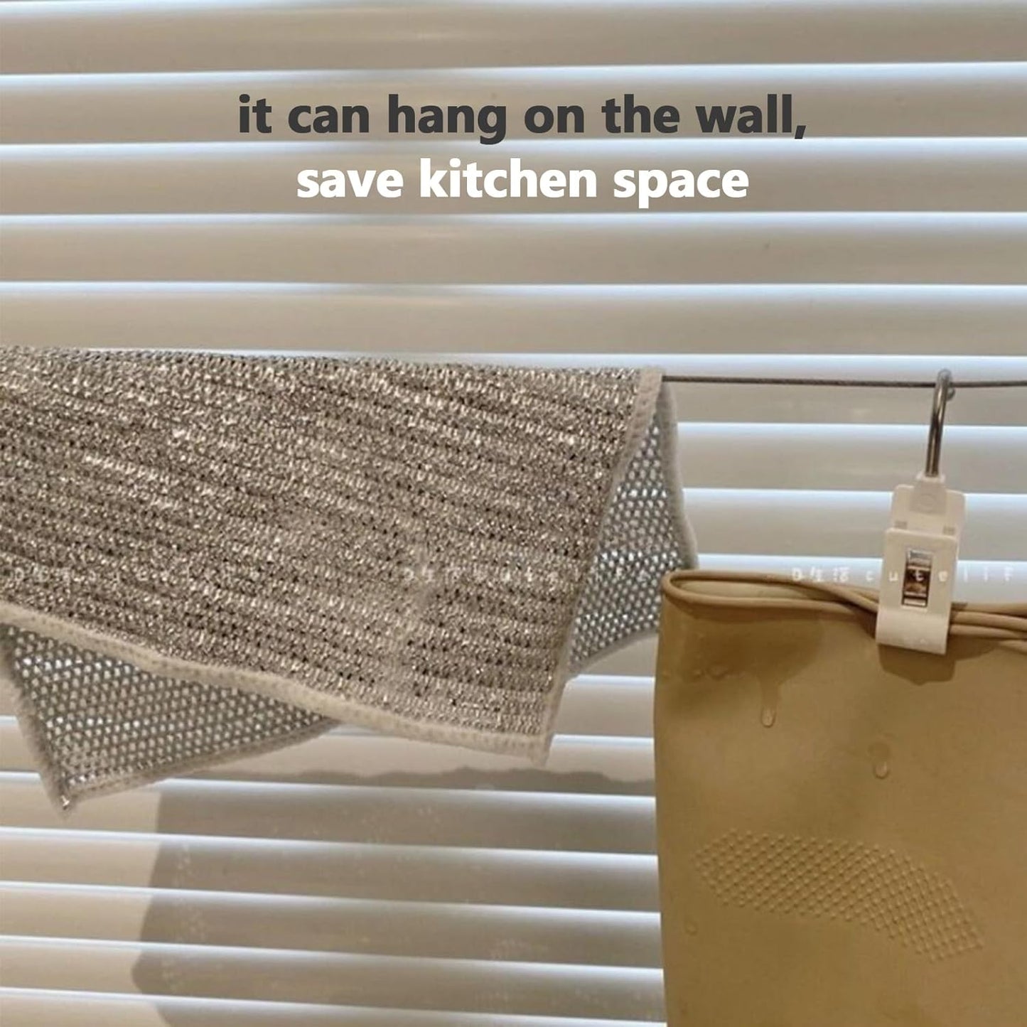 Stainless Steel Wire Dishcloth – Heavy Duty Scrubber Pad