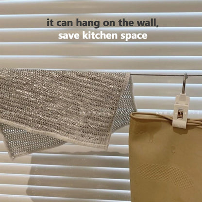 Stainless Steel Wire Dishcloth – Heavy Duty Scrubber Pad