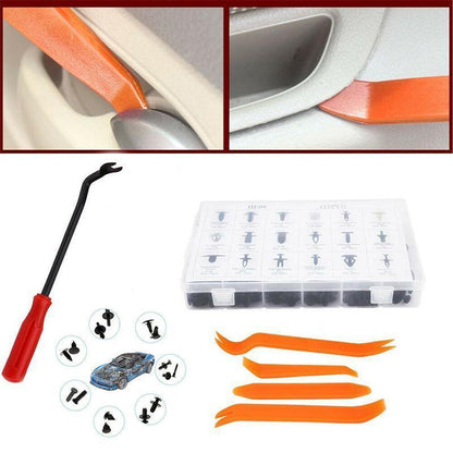 Car Trim Fastener Clip Set – Nylon Rivet & Removal Tool Kit – image 5