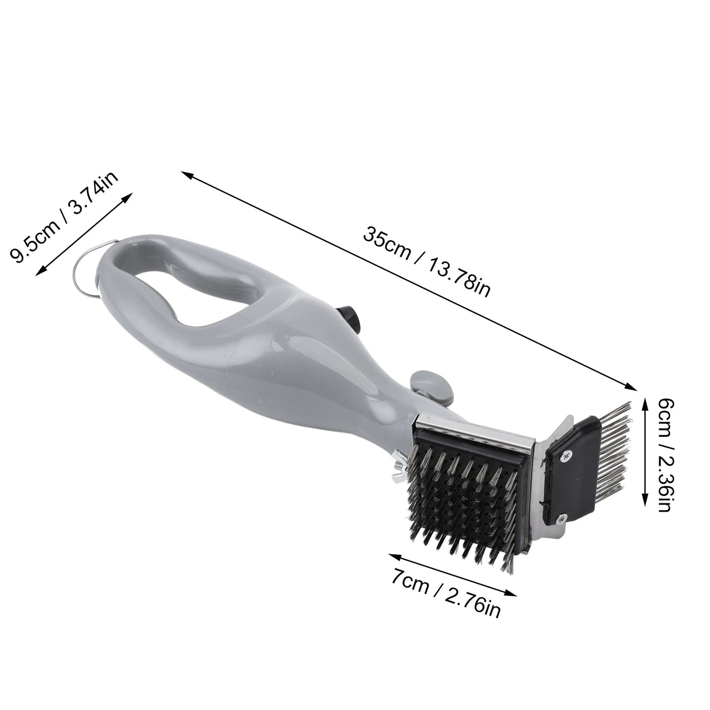 Steam Cleaning BBQ Grill Brush with Scraper